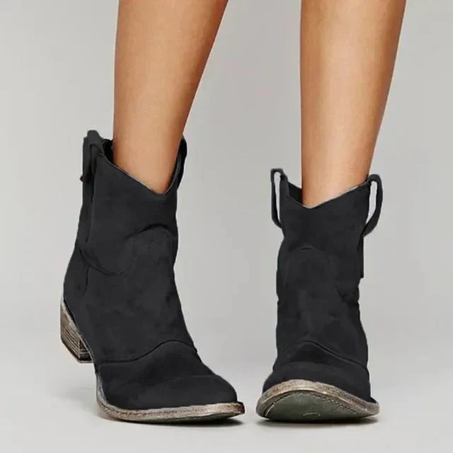 Kamelie™ - Stylische Cowboy-Stiefel