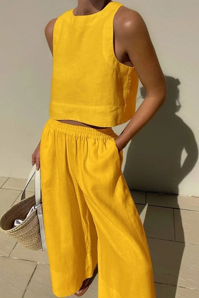 Bea™ - Tank Top Zweiteiliges Set