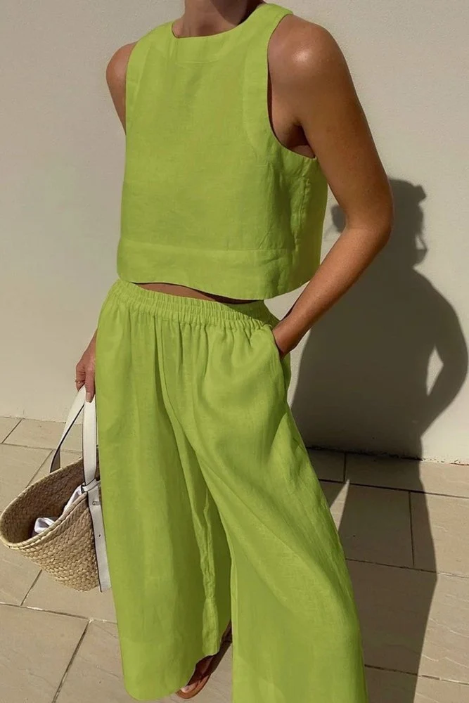 Bea™ - Tank Top Zweiteiliges Set