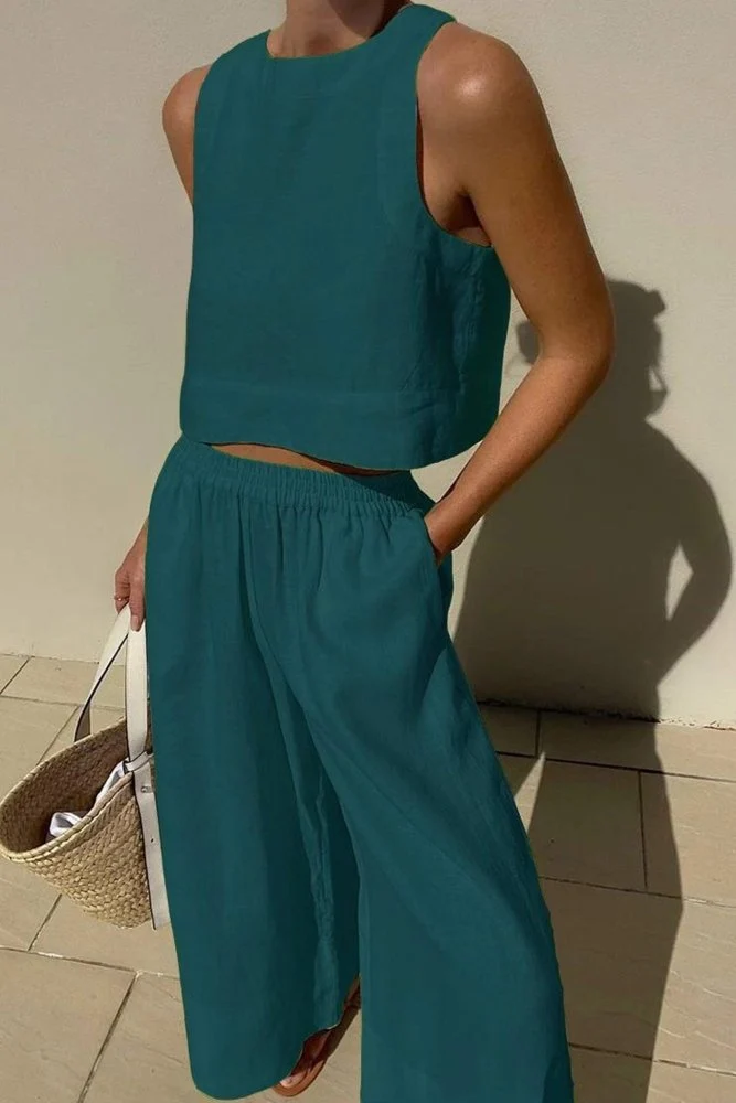 Bea™ - Tank Top Zweiteiliges Set