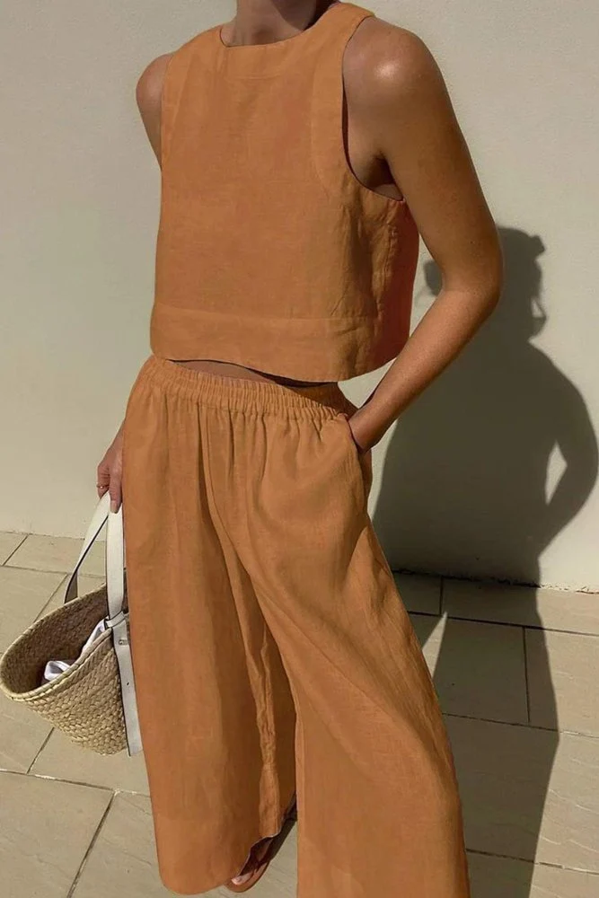 Bea™ - Tank Top Zweiteiliges Set