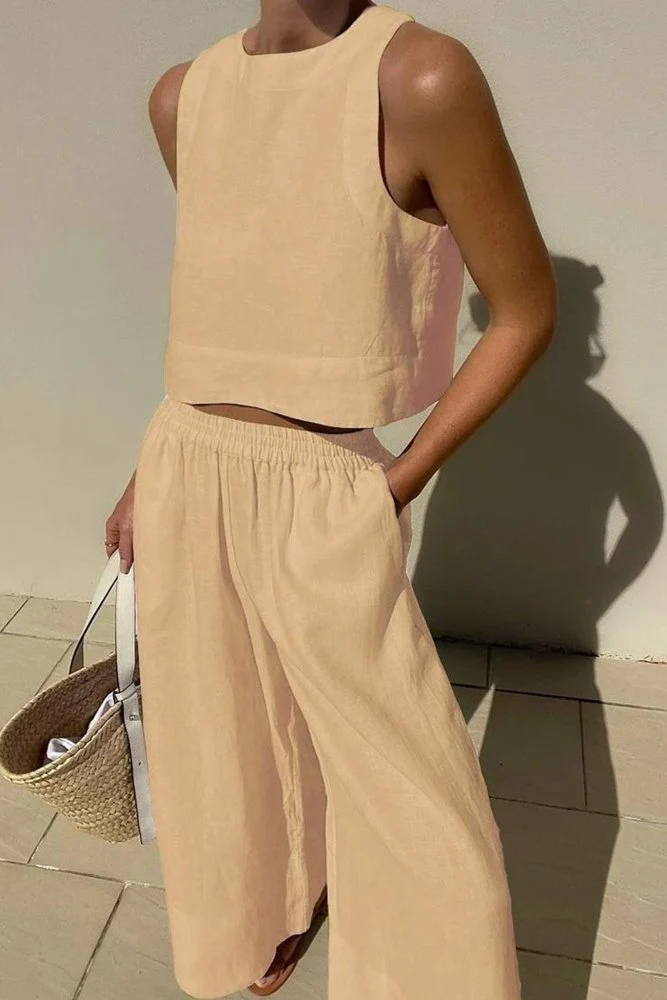 Bea™ - Tank Top Zweiteiliges Set
