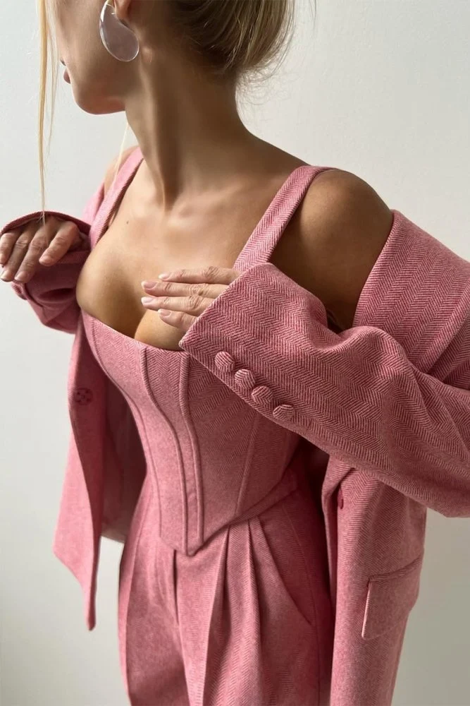 Hannah™ - Drei-teiliger Anzug mit doppelreihigem Blazer