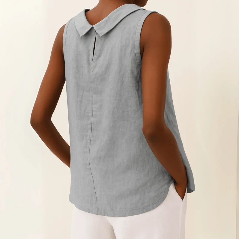 Anette™ - Hochwertige Ärmellose Bluse