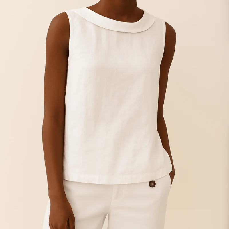 Anette™ - Hochwertige Ärmellose Bluse
