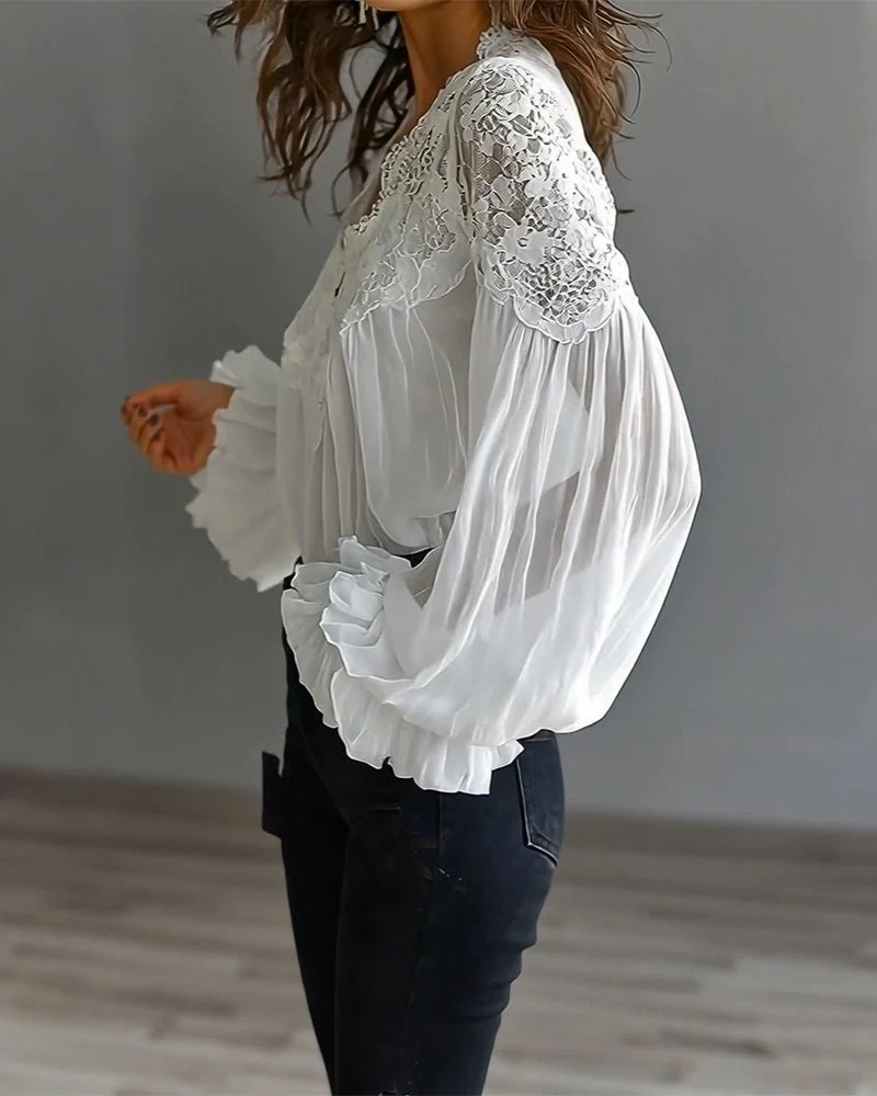 Ilvara™ - Elegante Spitzenbluse für Frauen