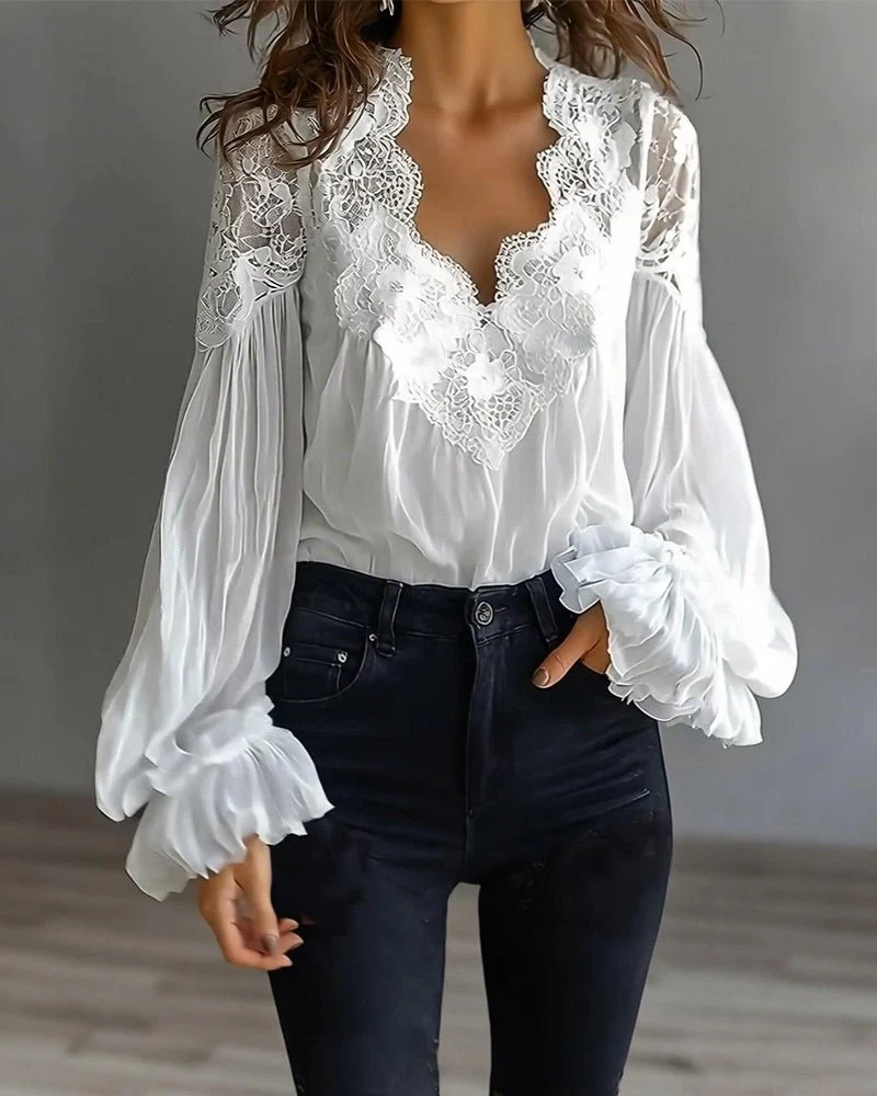 Ilvara™ - Elegante Spitzenbluse für Frauen