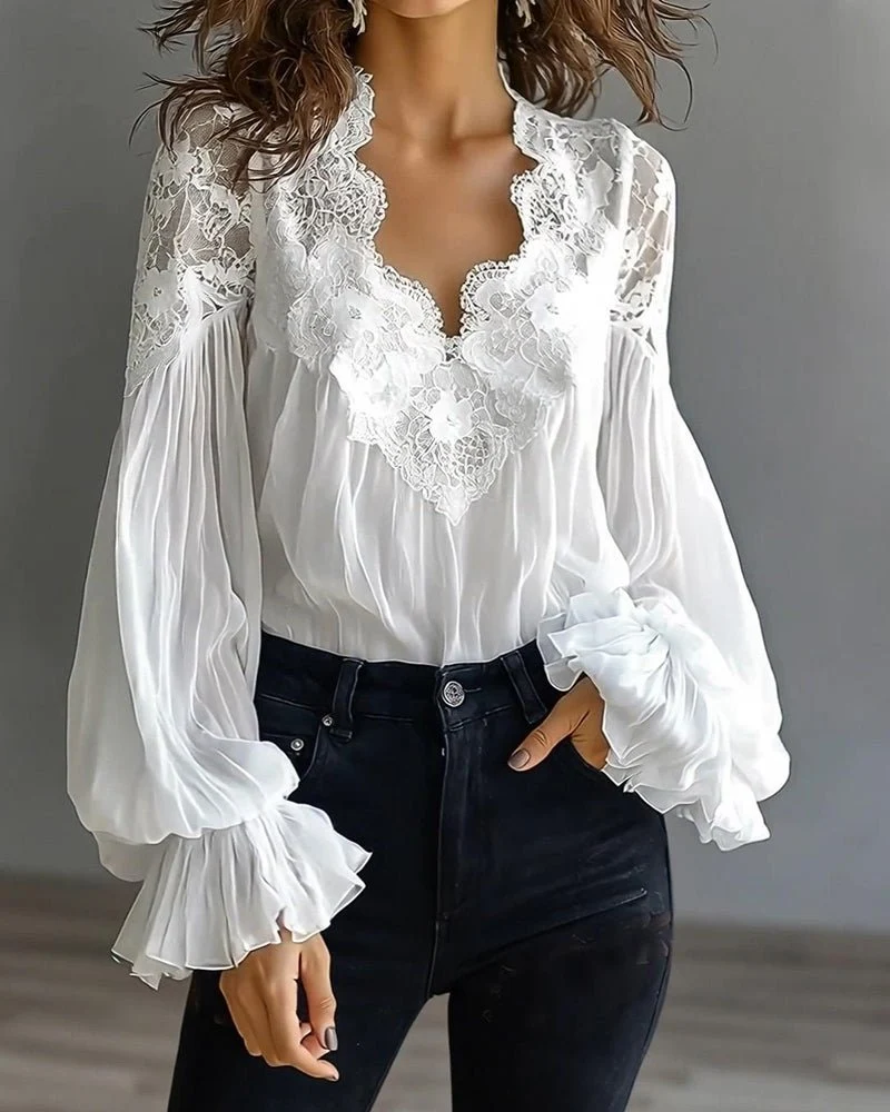 Ilvara™ - Elegante Spitzenbluse für Frauen