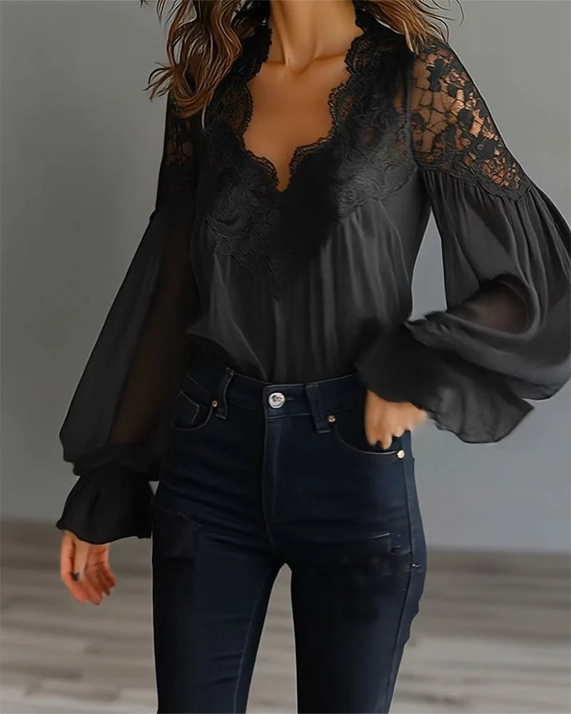 Ilvara™ - Elegante Spitzenbluse für Frauen