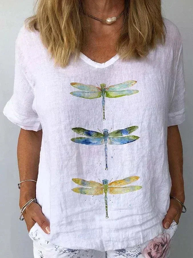Stella™ - Retro V-Ausschnitt Top