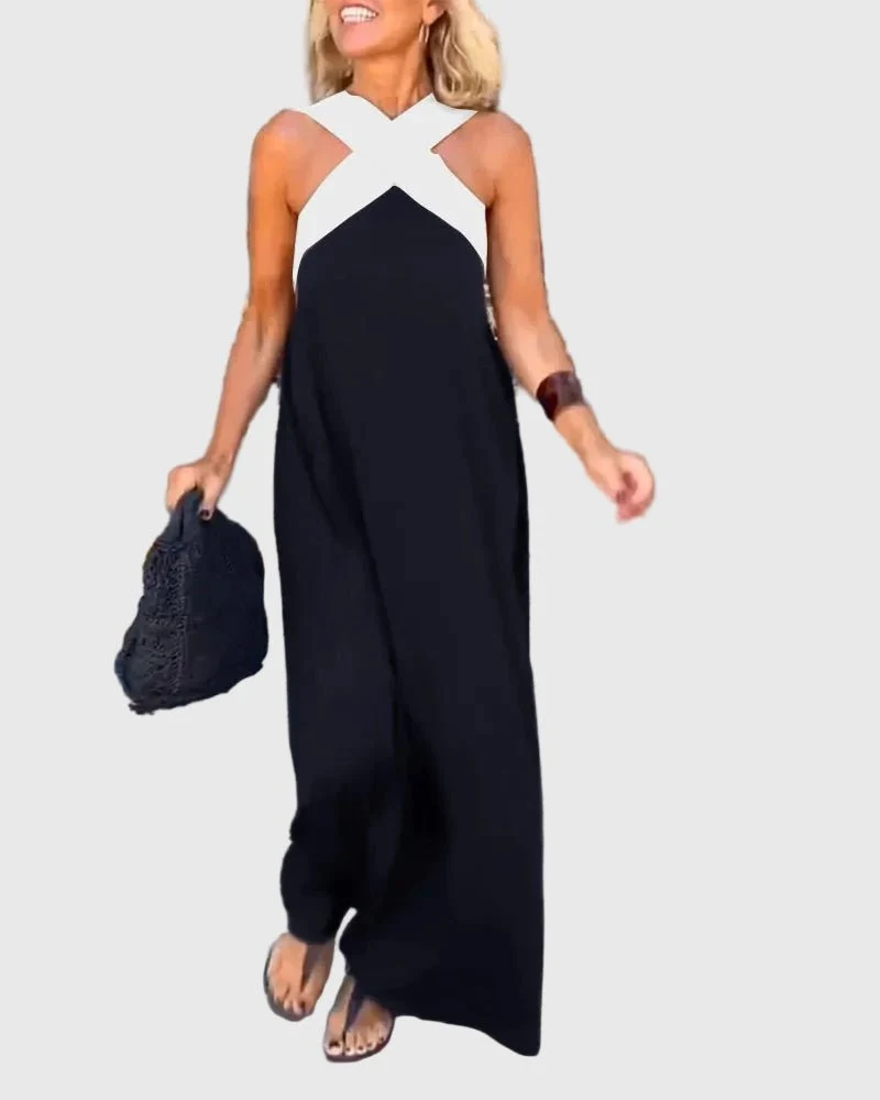 Lana™ - Anmutiges Fließendes Maxikleid