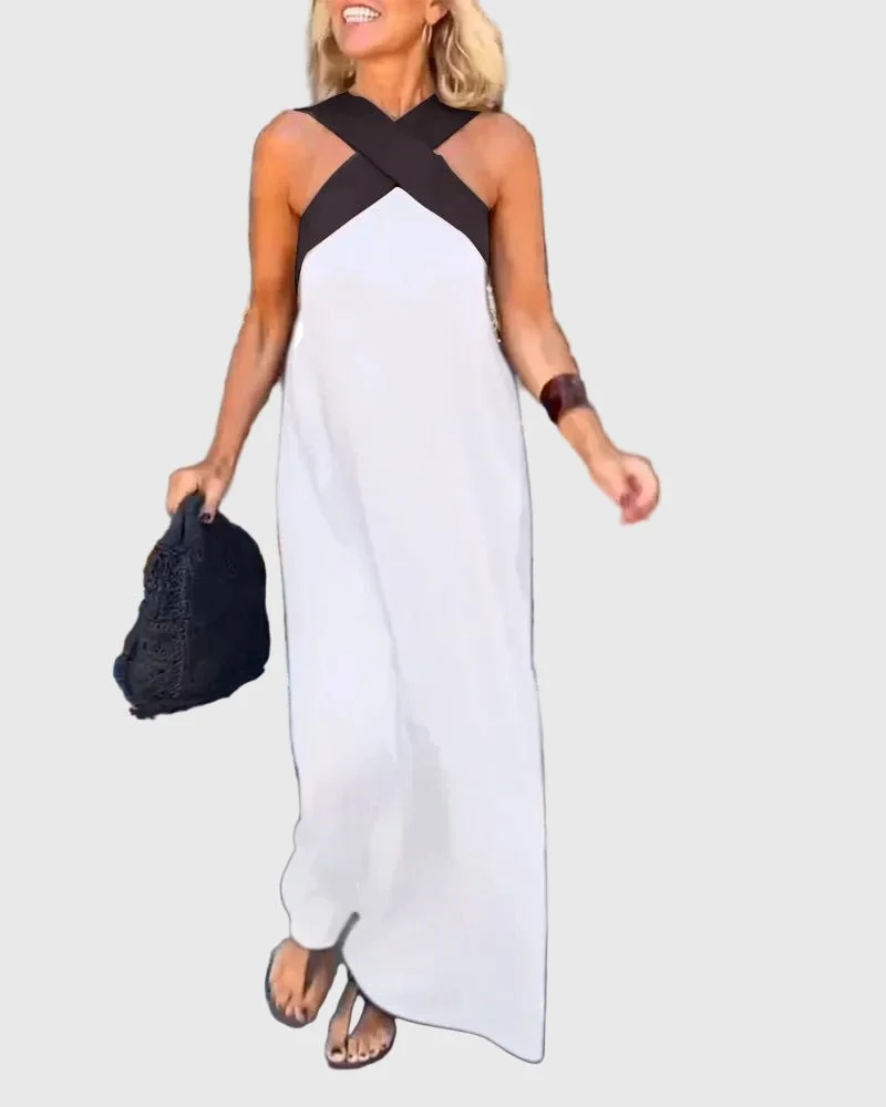 Lana™ - Anmutiges Fließendes Maxikleid