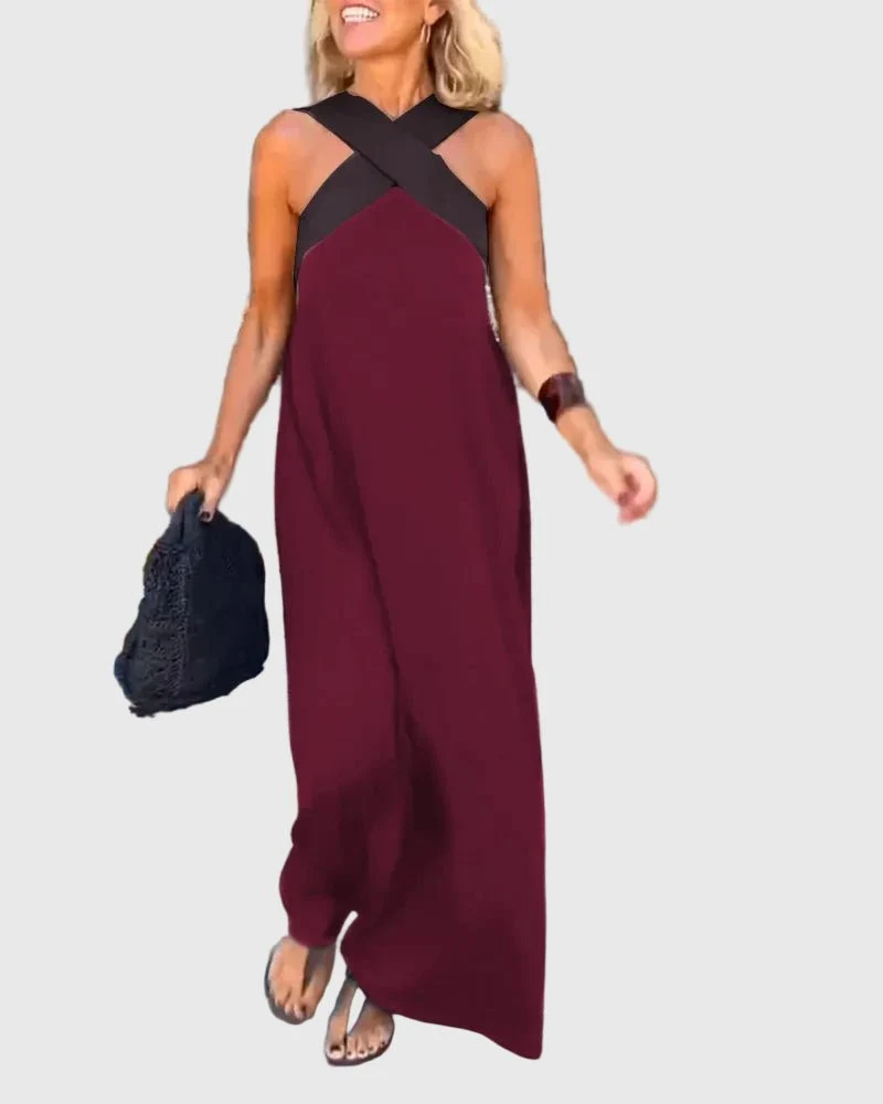 Lana™ - Anmutiges Fließendes Maxikleid