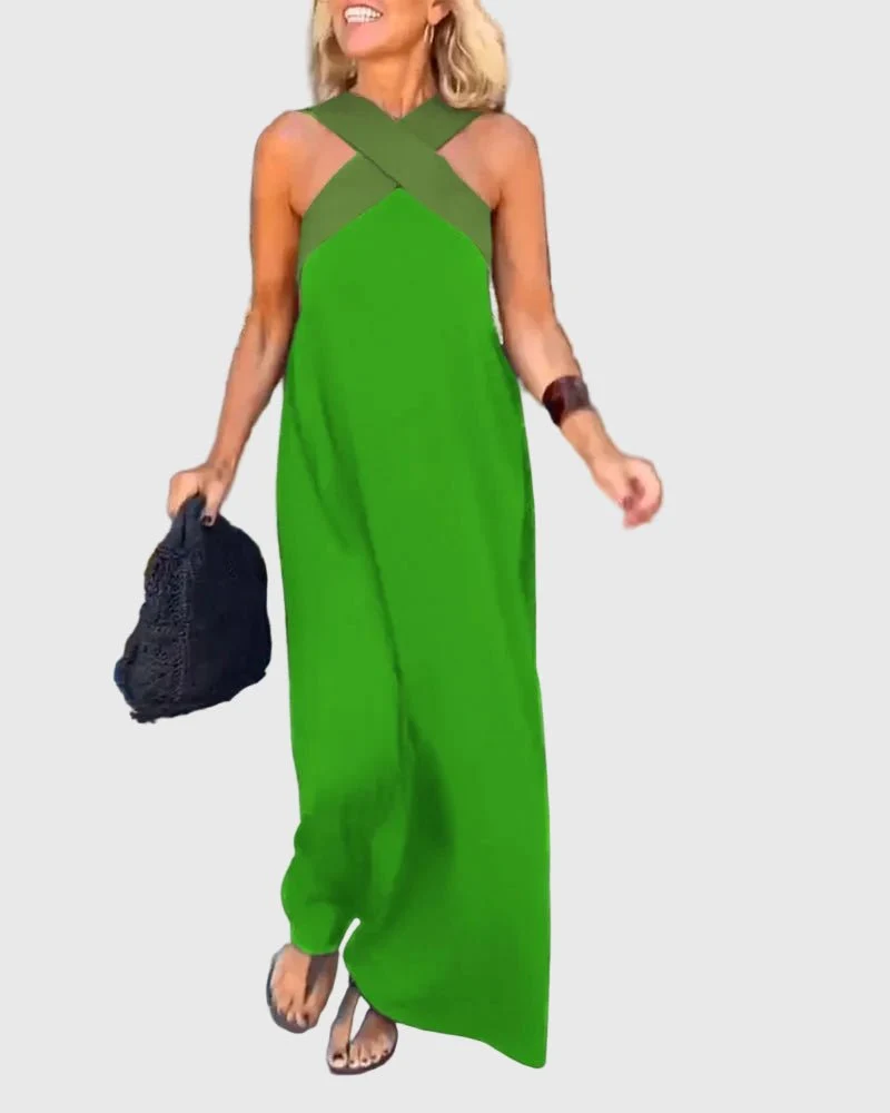Lana™ - Anmutiges Fließendes Maxikleid