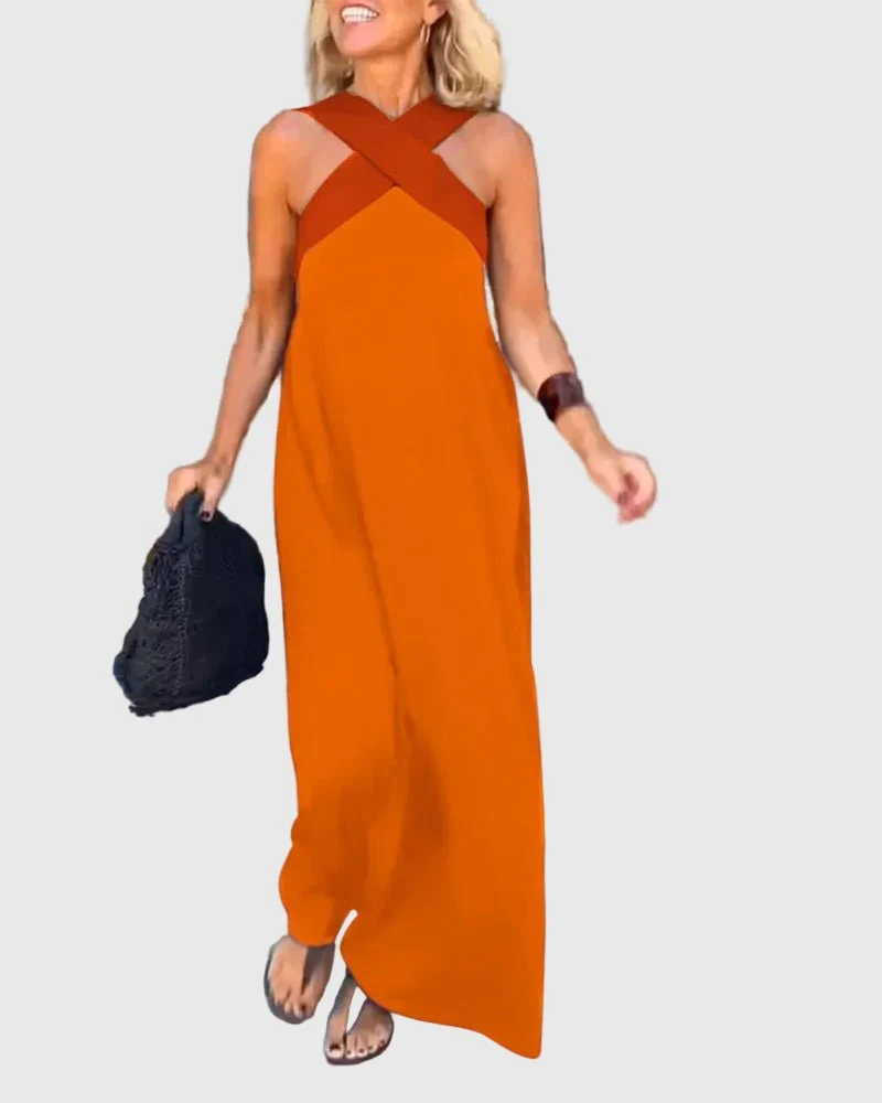 Lana™ - Anmutiges Fließendes Maxikleid