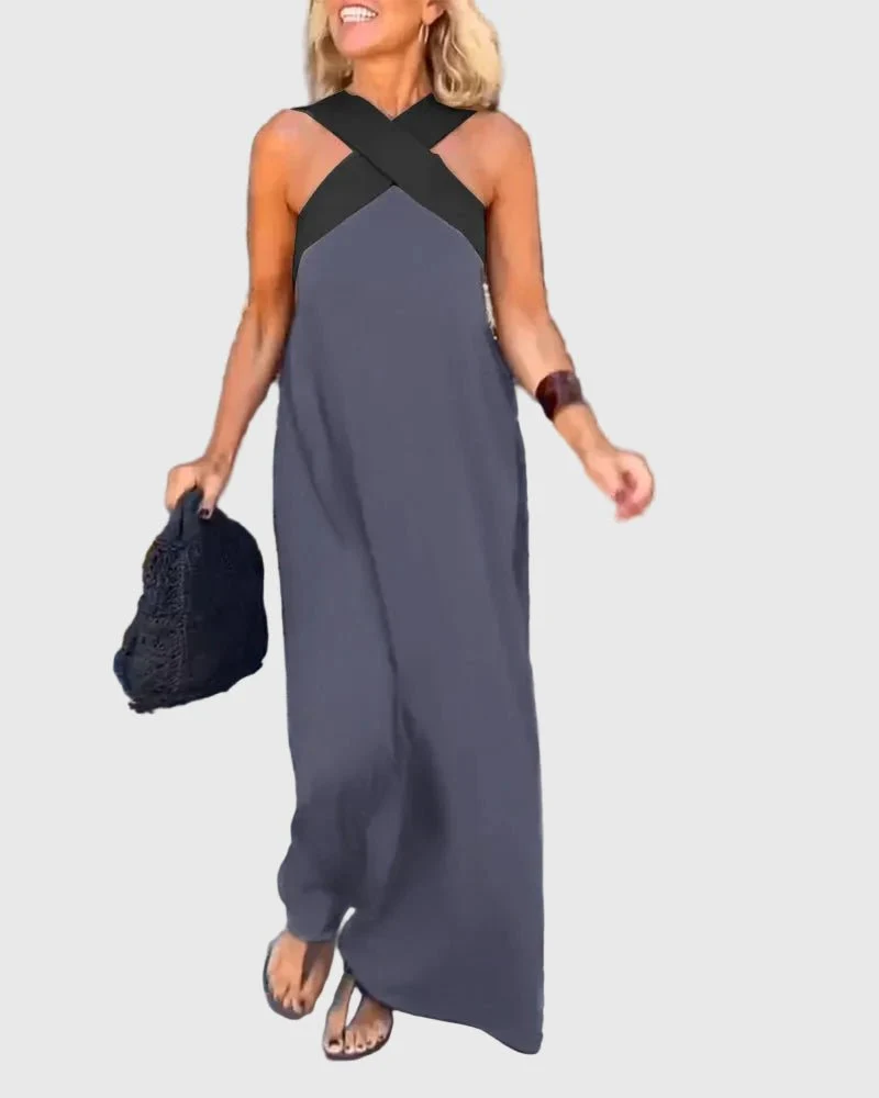 Lana™ - Anmutiges Fließendes Maxikleid