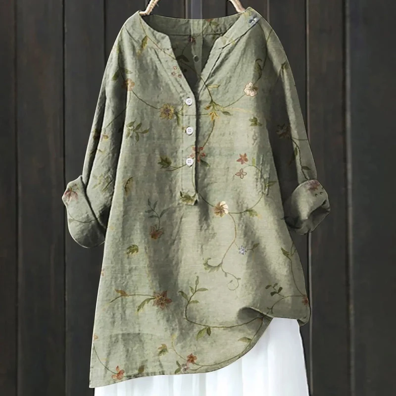 Frieda | Luftige Bluse im Floralstil