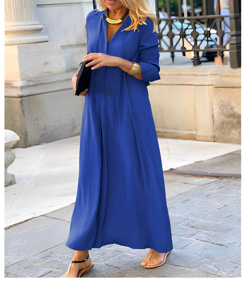 Isabella | Fließendes Maxikleid für Herbsthochzeitsgäste