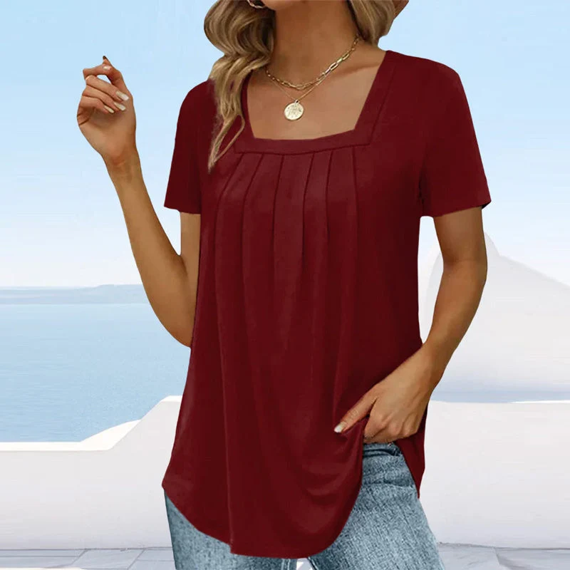 Ella | Elsa | Elegante Drapage-Bluse