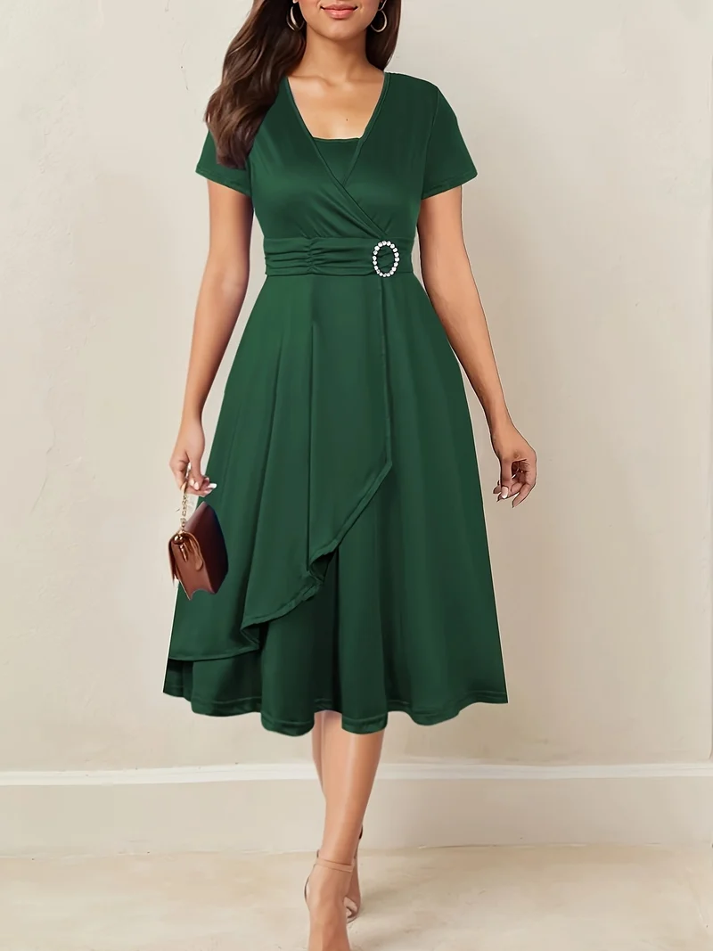 Maja | Herbstliches Hochzeitsgast Maxikleid