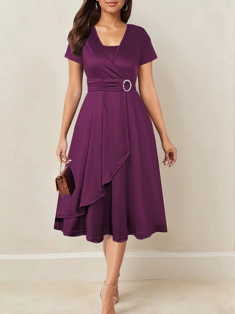 Maja | Herbstliches Hochzeitsgast Maxikleid