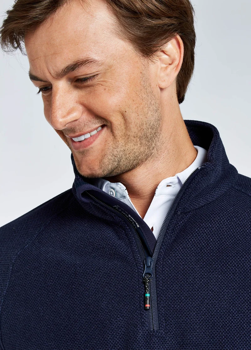 Monaco Herren Fleecepullover - Navy
