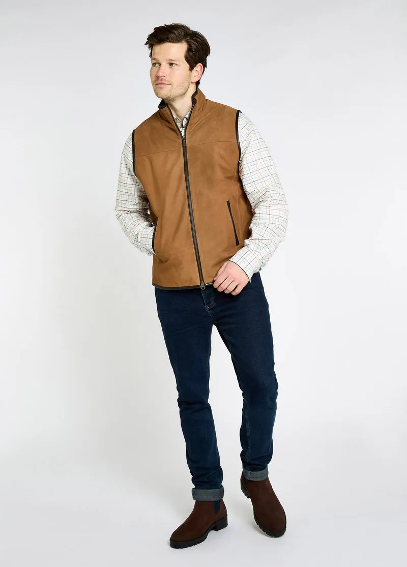 Dunhill Lederweste - Tan