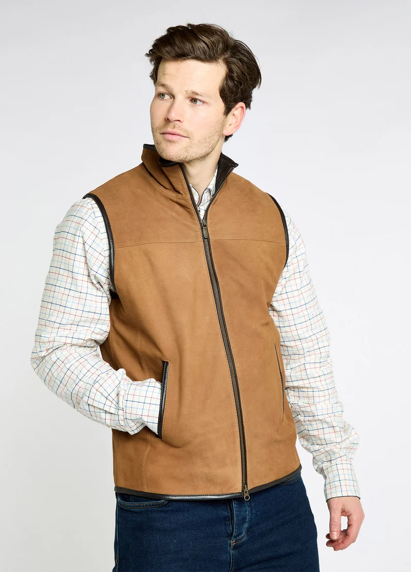 Dunhill Lederweste - Tan