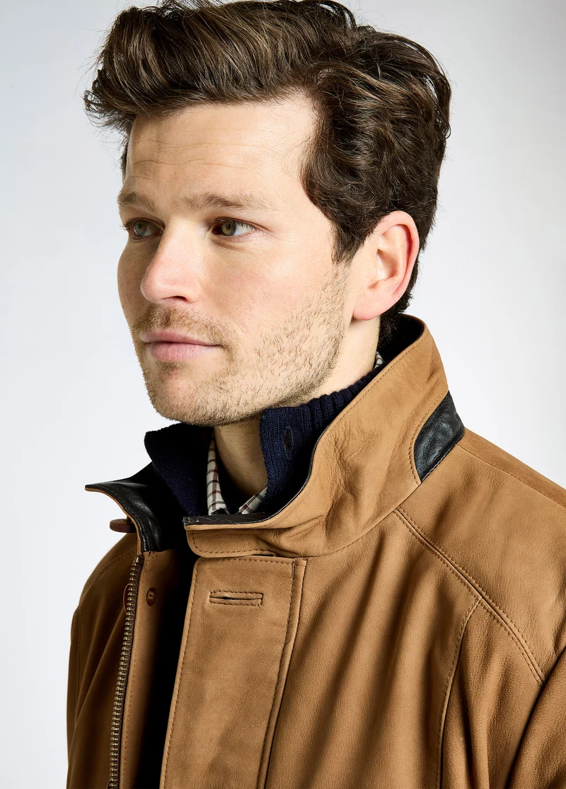 Moore Lederjacke - Tan