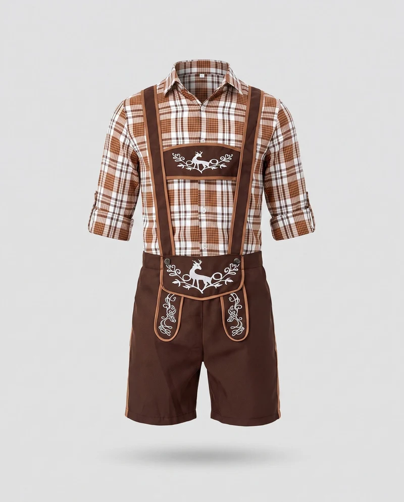 Martin | Herren Trachten Lederhose & Oberteil Set