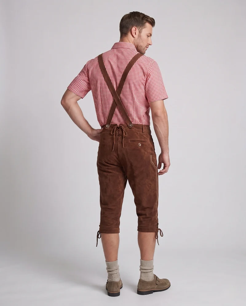 Patrick | Herren Traditionell Knielang Lederhose