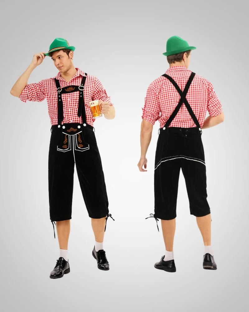 Christoph | Herren Traditionell Knielange Lederhose