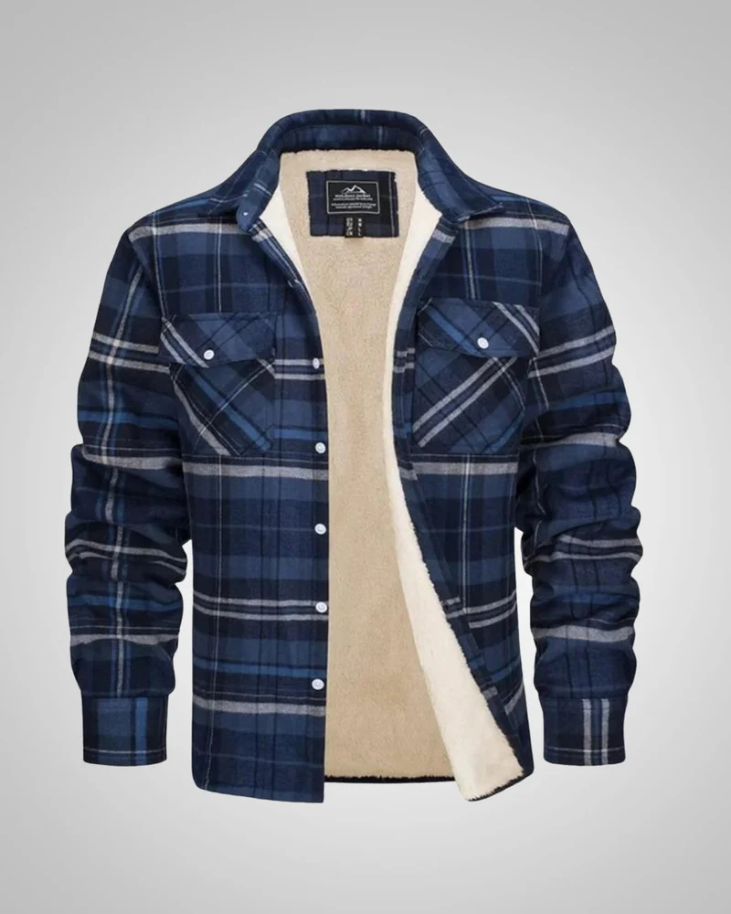 Marcel | Herren Sherpagefütterte Hemdjacke