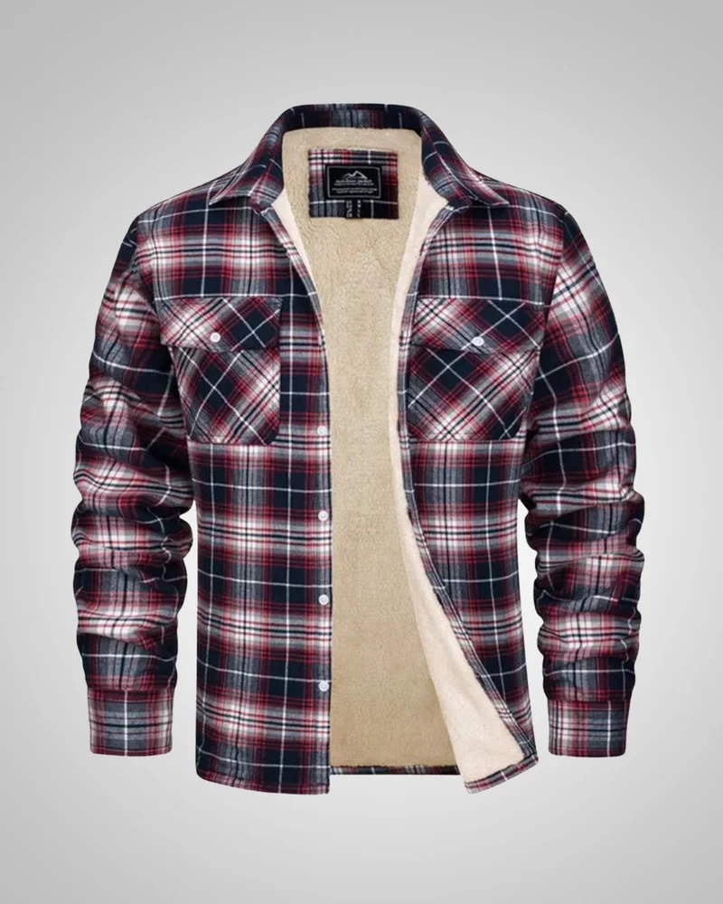 Marcel | Herren Sherpagefütterte Hemdjacke
