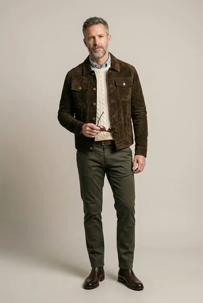 Noah | Herren Aufgesetzte Brusttaschen Feldjacke