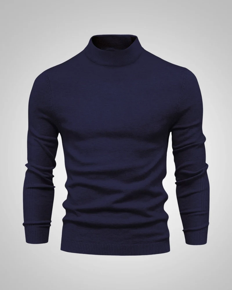 Fabian | Herren Klassiker Stehkragenpullover