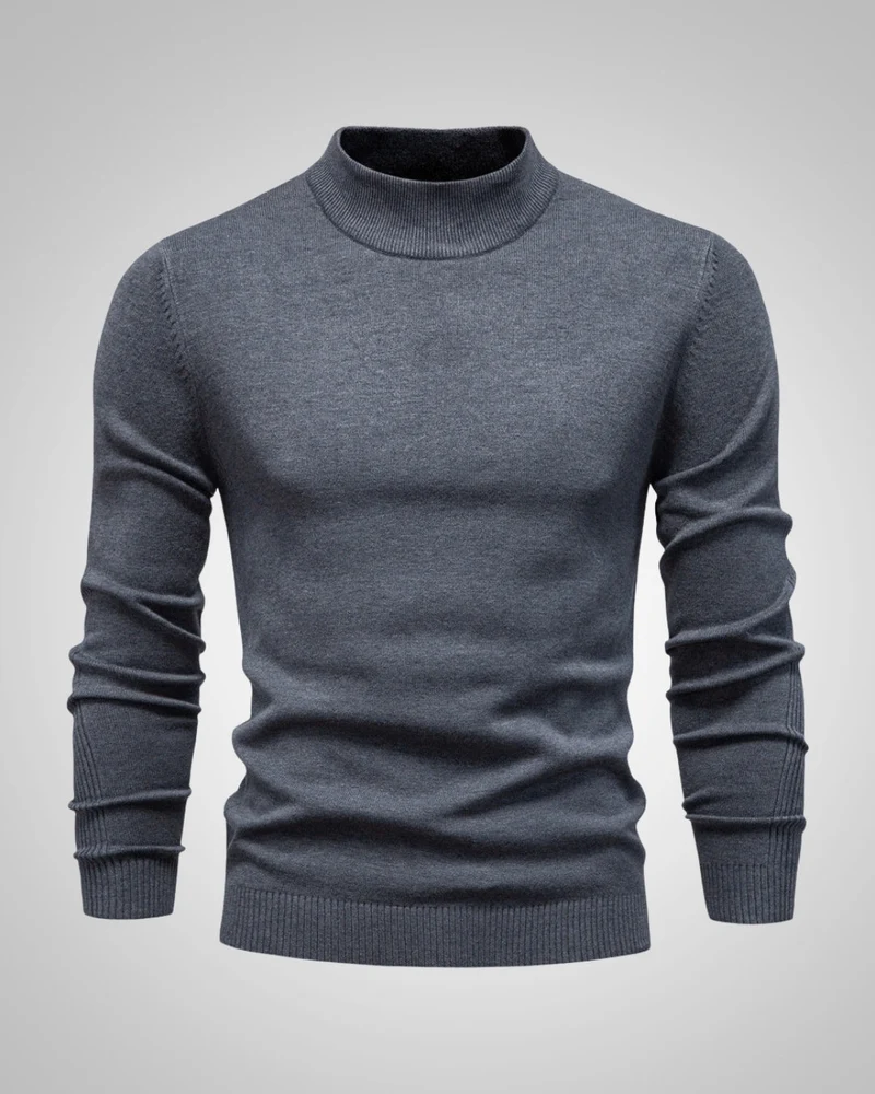 Fabian | Herren Klassiker Stehkragenpullover