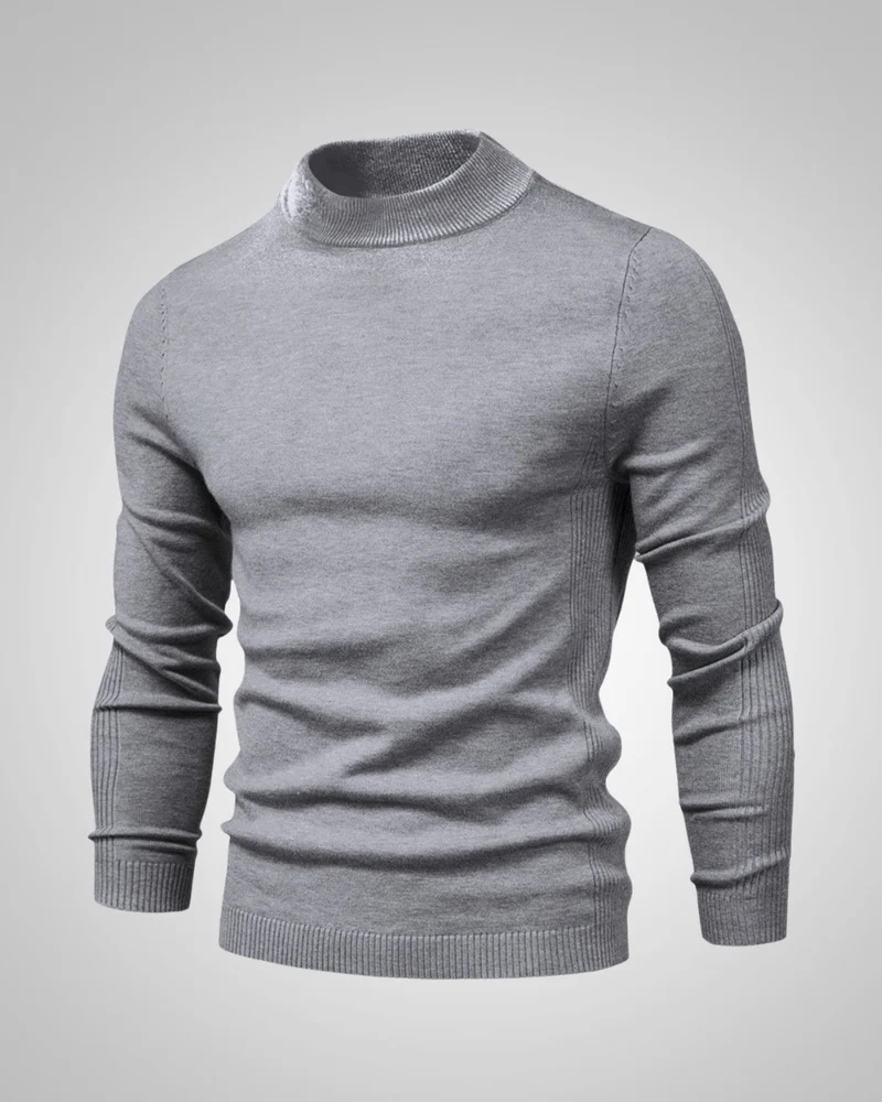 Fabian | Herren Klassiker Stehkragenpullover