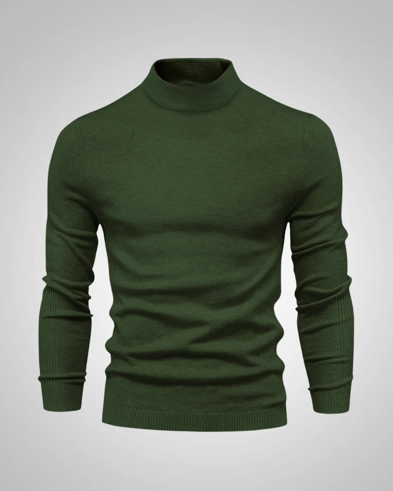 Fabian | Herren Klassiker Stehkragenpullover