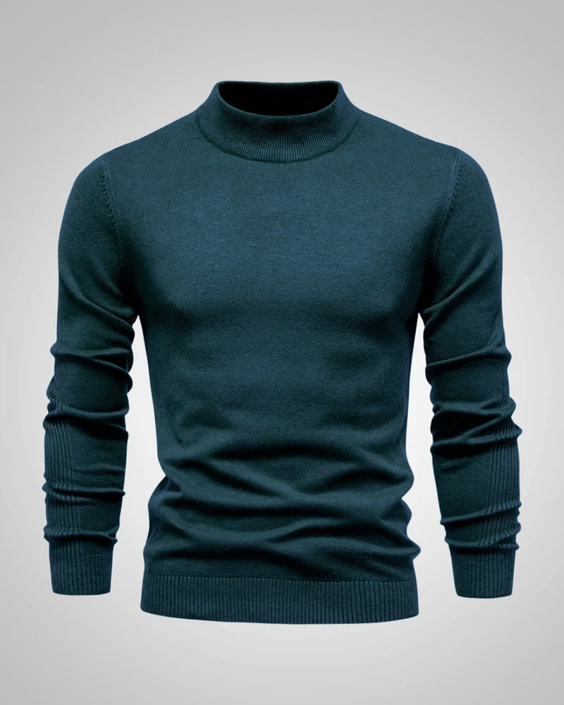 Fabian | Herren Klassiker Stehkragenpullover