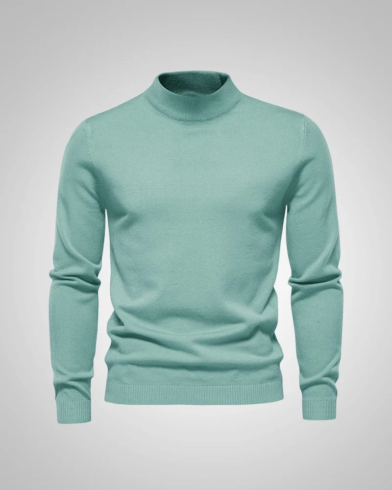 Fabian | Herren Klassiker Stehkragenpullover