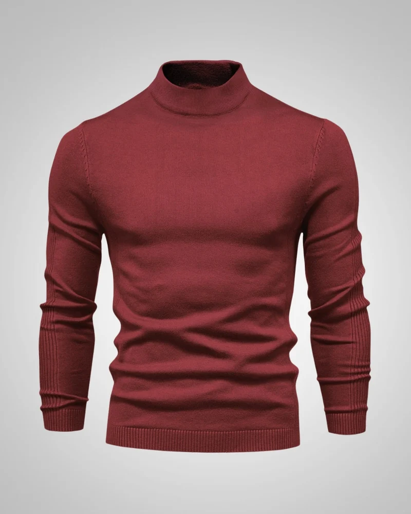 Fabian | Herren Klassiker Stehkragenpullover