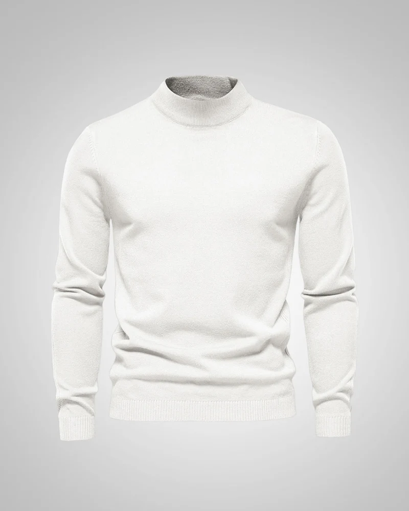 Fabian | Herren Klassiker Stehkragenpullover
