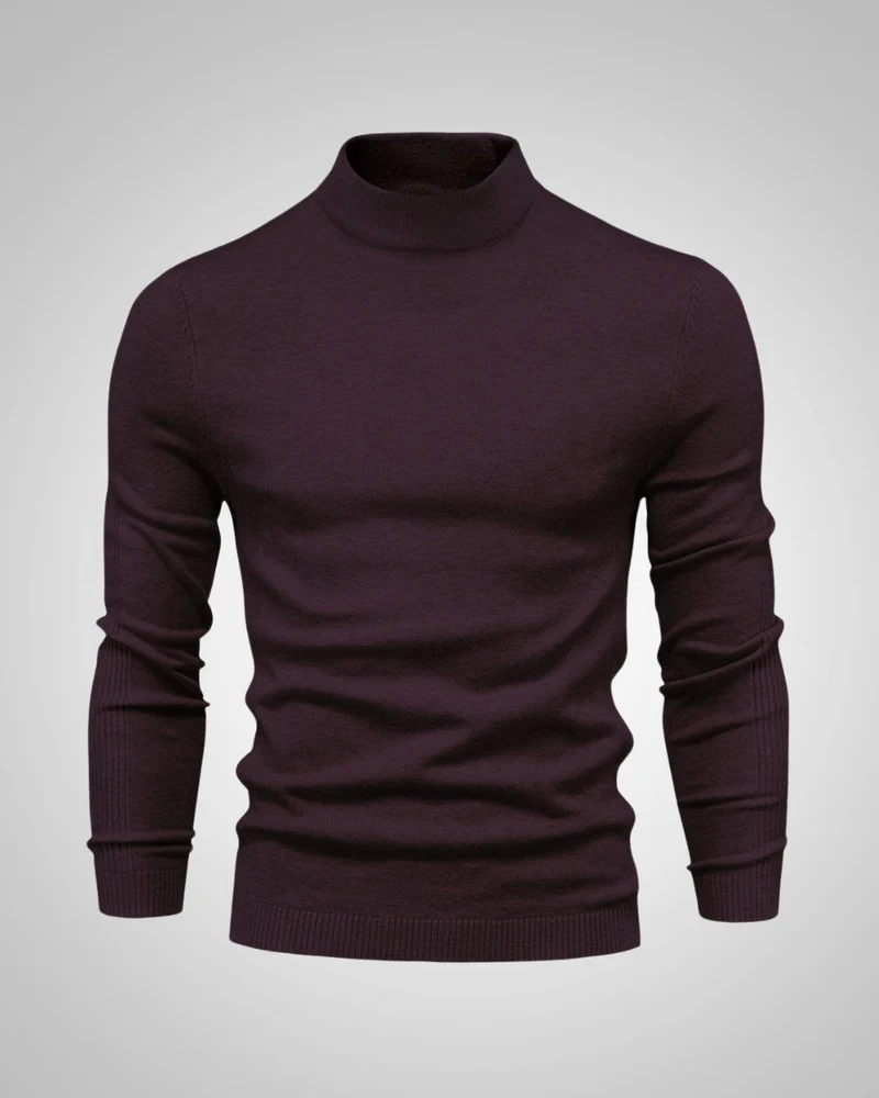 Fabian | Herren Klassiker Stehkragenpullover