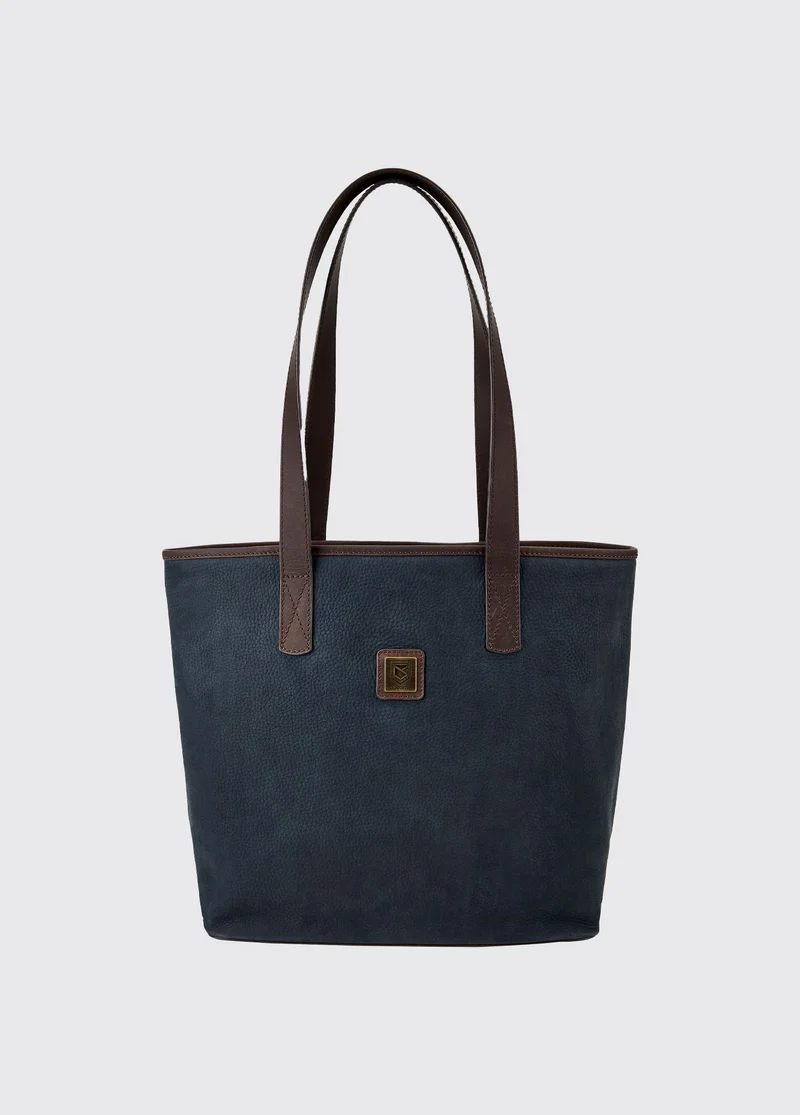 Rosemount Tote Bag - Navy/Brown