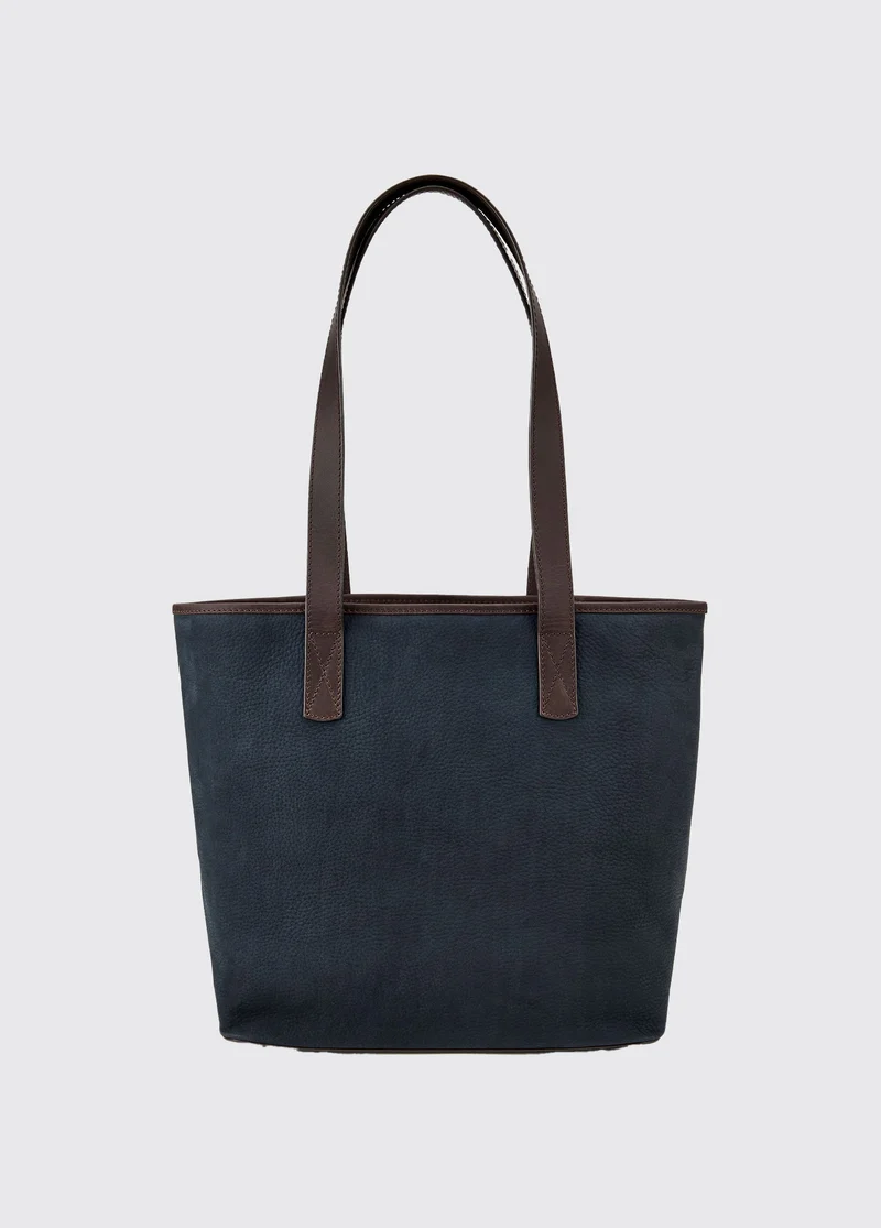Rosemount Tote Bag - Navy/Brown