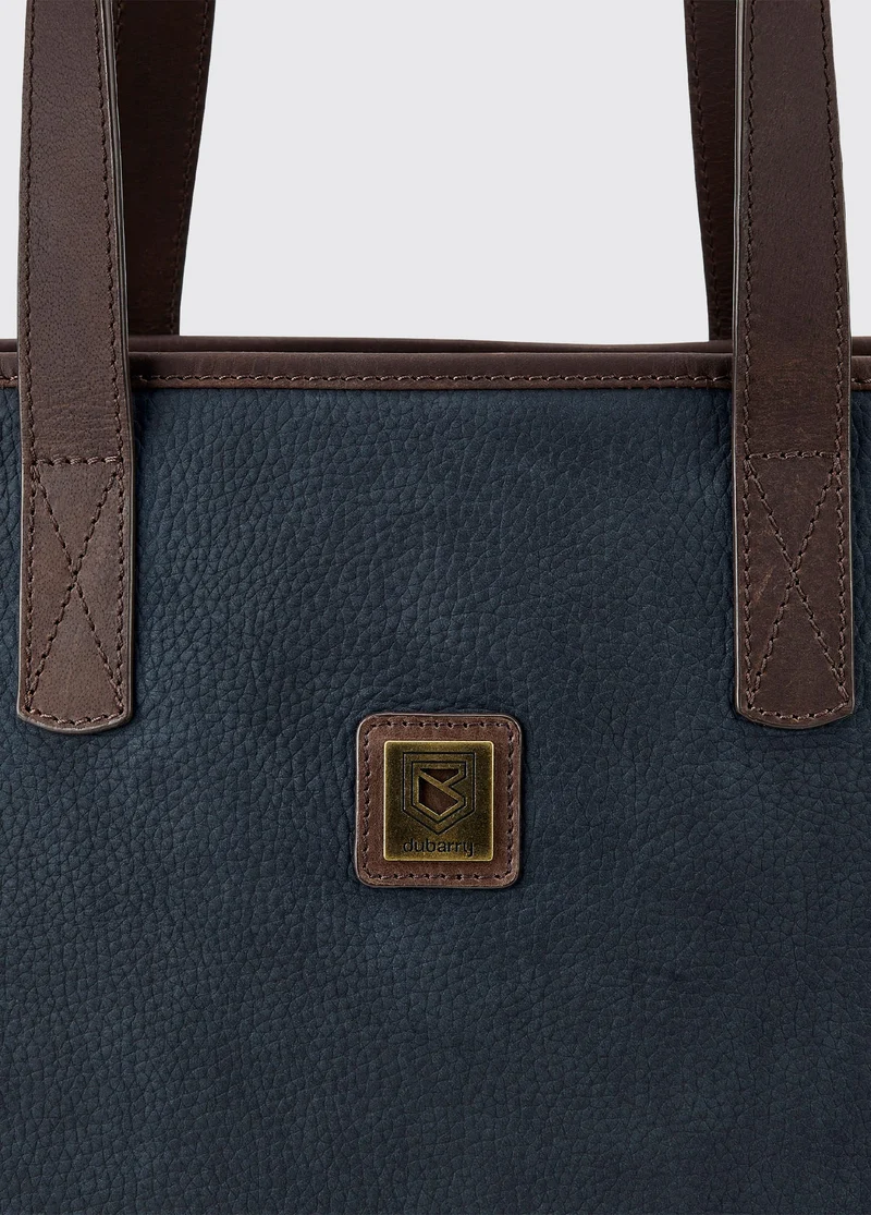 Rosemount Tote Bag - Navy/Brown