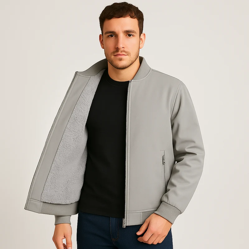 Bomberjacke mit Fleecefutter für Herren
