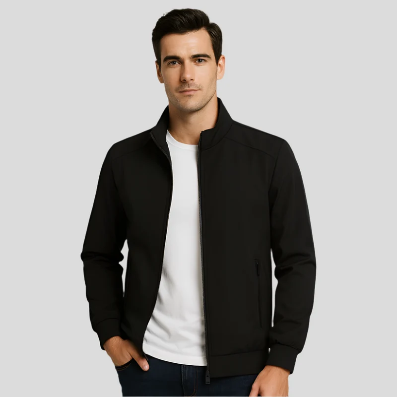 Leichte Steppjacke mit Stehkragen für Herren
