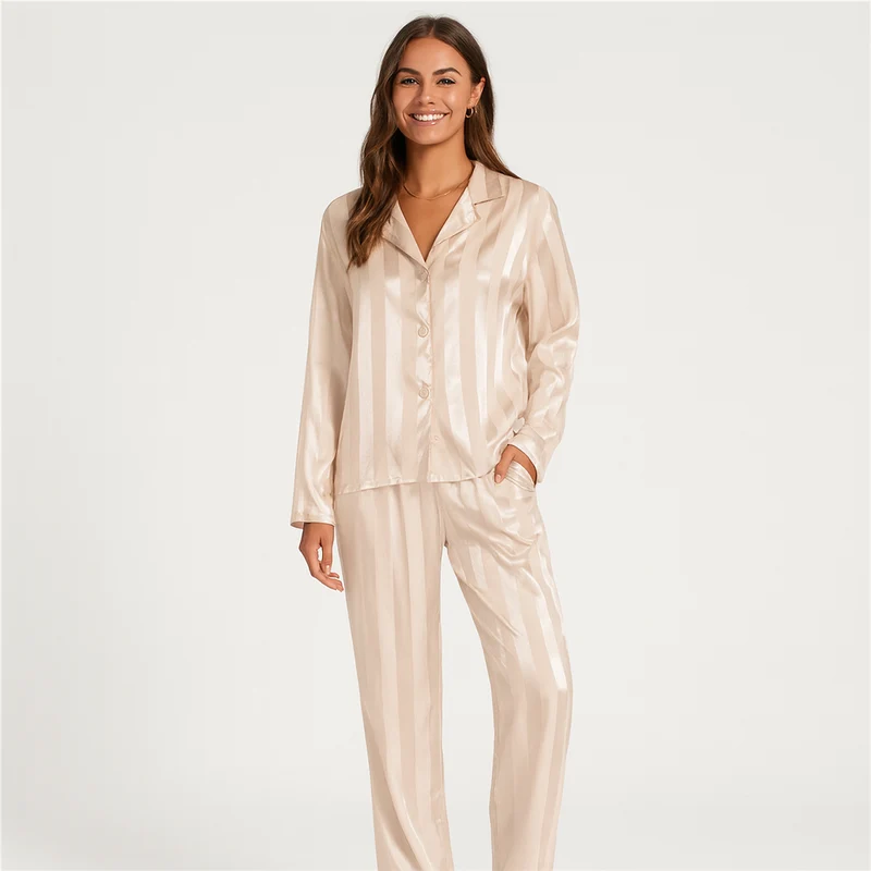 Shubo – Bequemer Damen-Pyjama für entspanntes Schlafen und Entspannen
